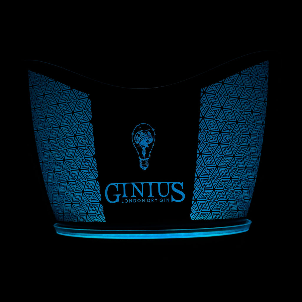 ginius ice bucket luminous blue
